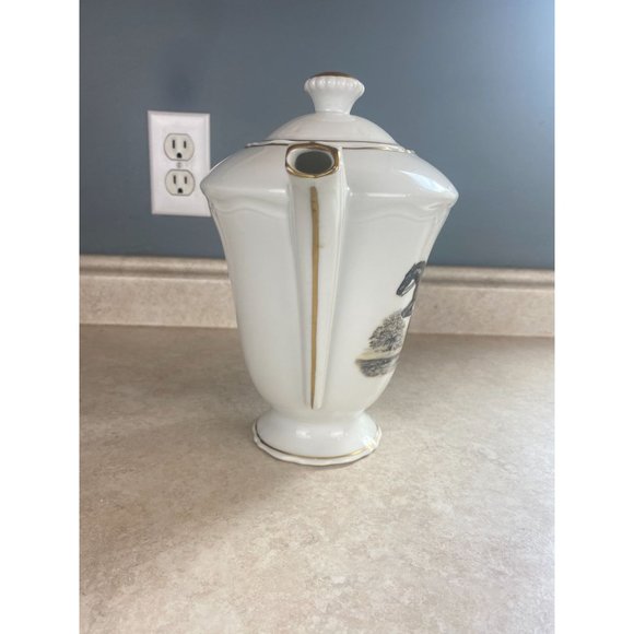 Vintage Porcelaine De Paris France Leaping 6 Cup Coffee/Tea Pot - Picture 6 of 10